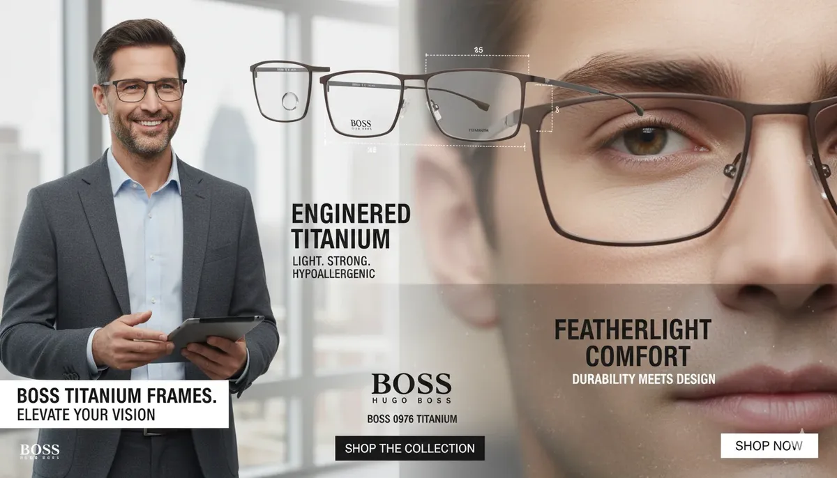 BOSS (Hugo Boss) Titanium 0976 gallery image